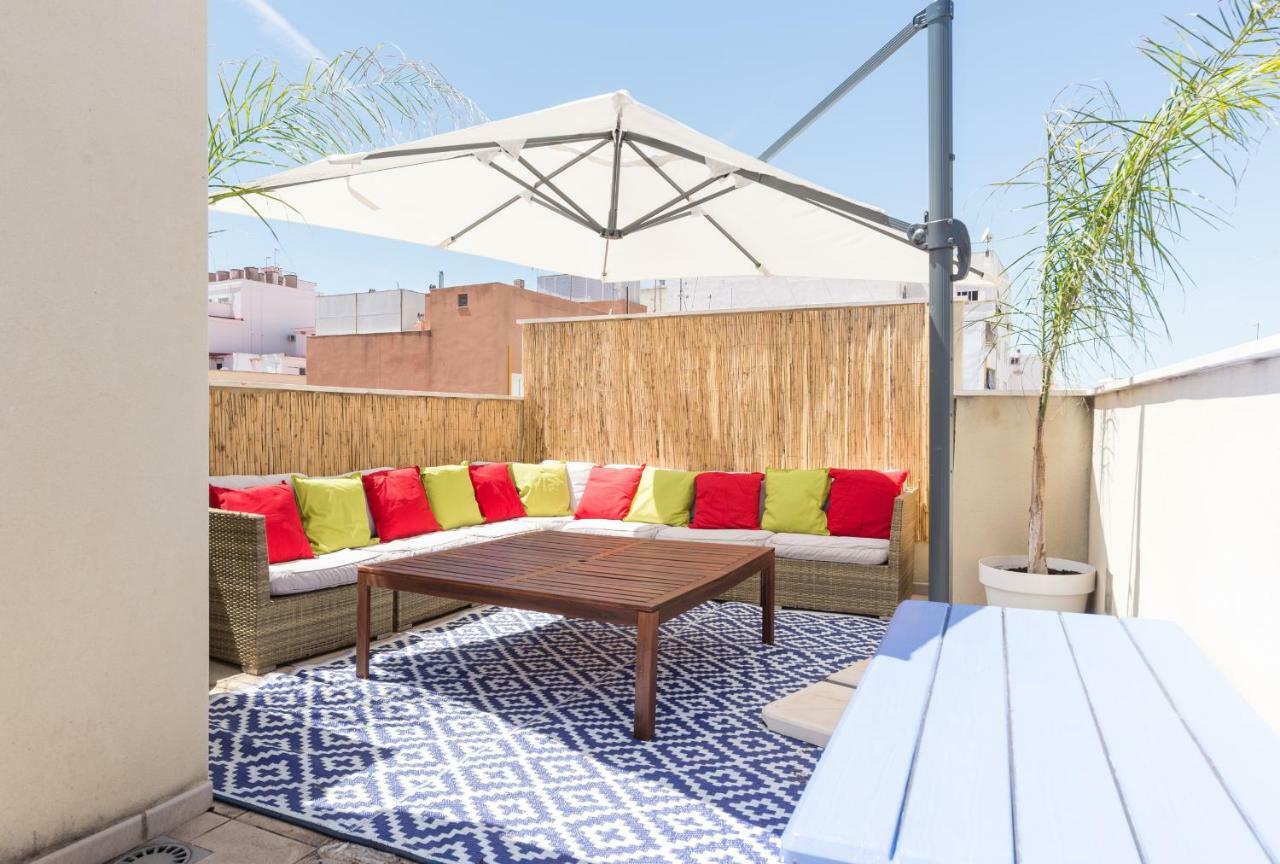 Ma1A-Apt With Rooftops With Palms Close To Old Town Málaga Eksteriør bilde