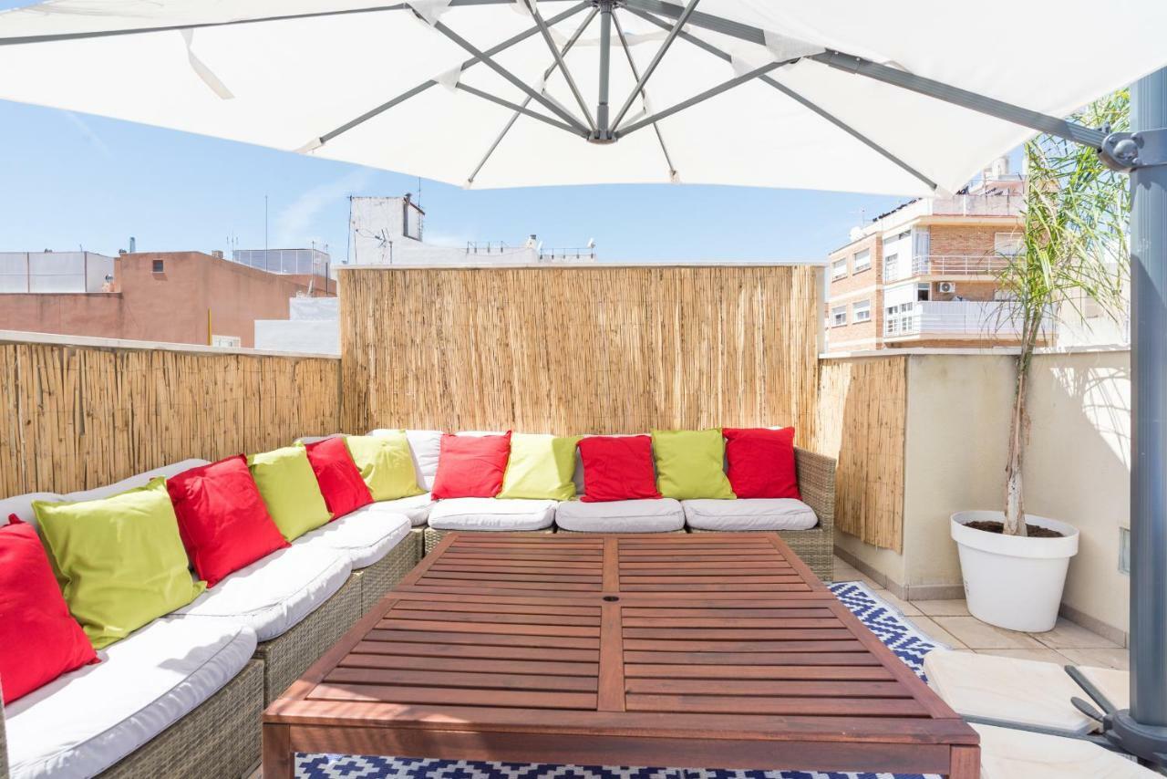 Ma1A-Apt With Rooftops With Palms Close To Old Town Málaga Eksteriør bilde