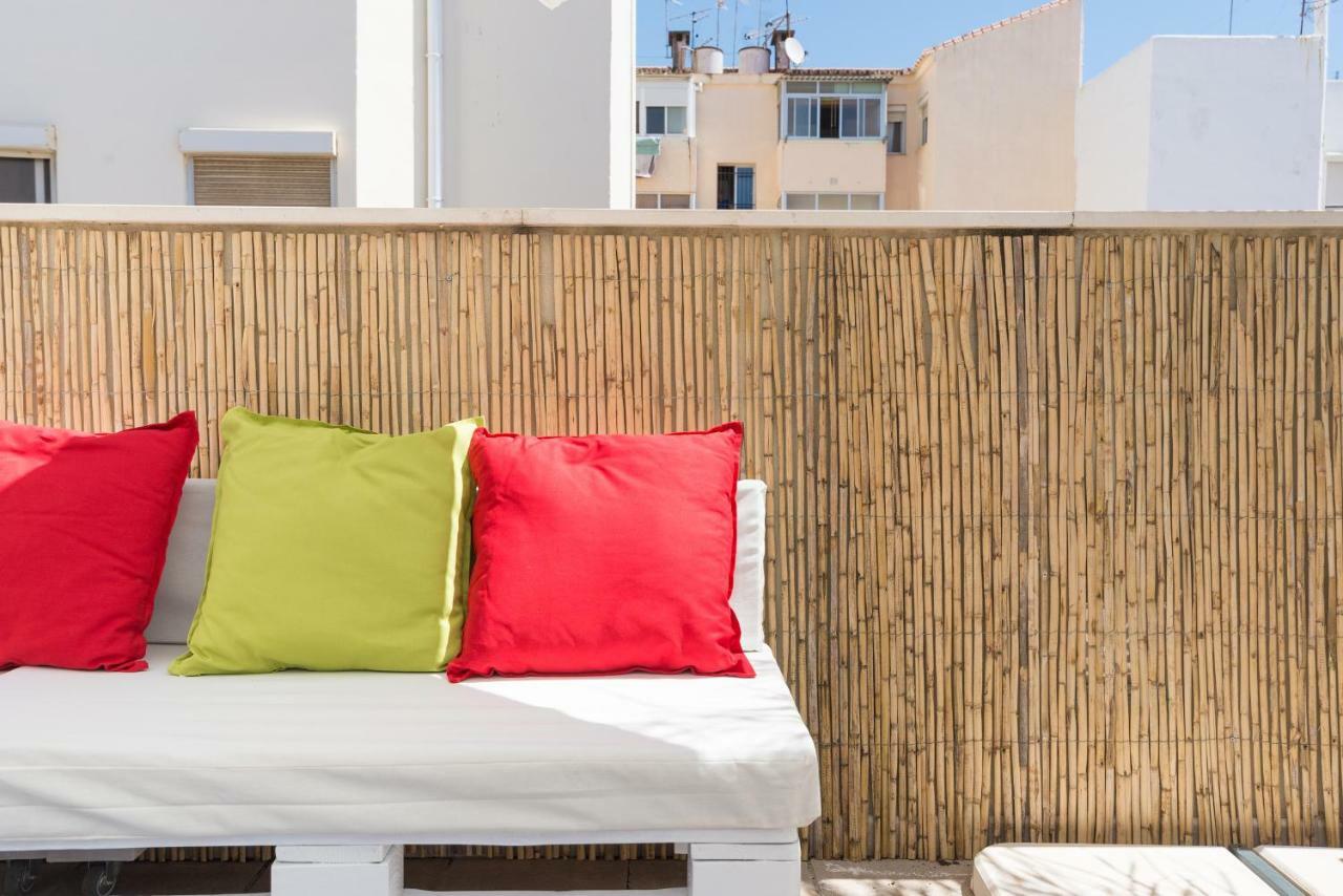 Ma1A-Apt With Rooftops With Palms Close To Old Town Málaga Eksteriør bilde